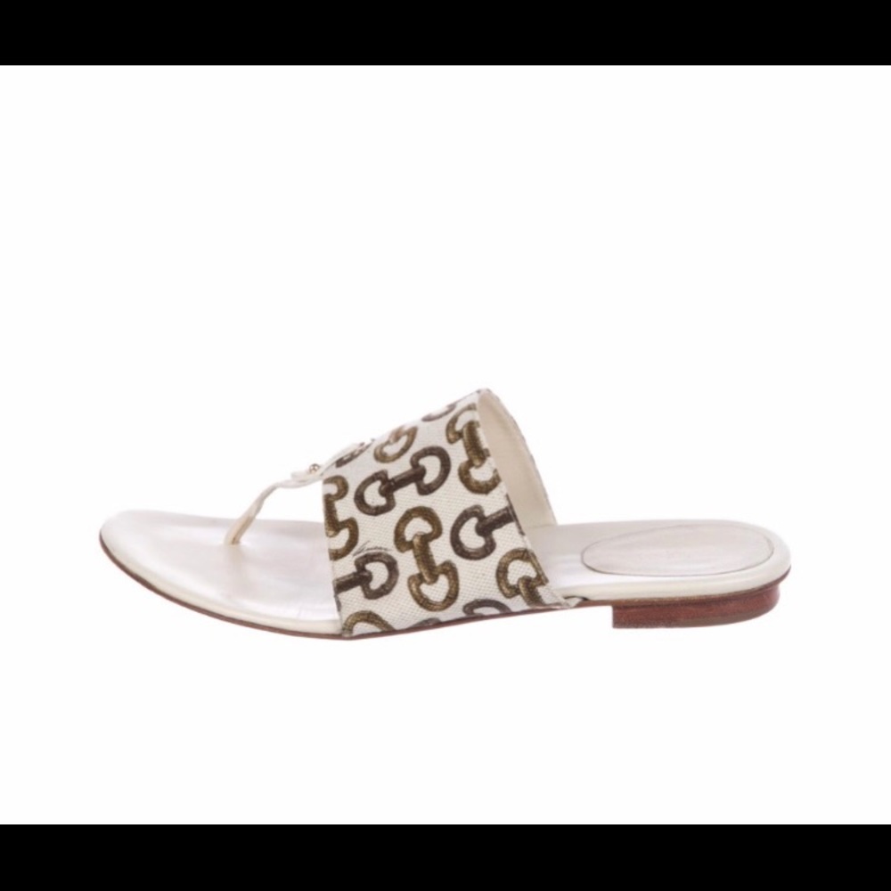 Canavas thong sandals